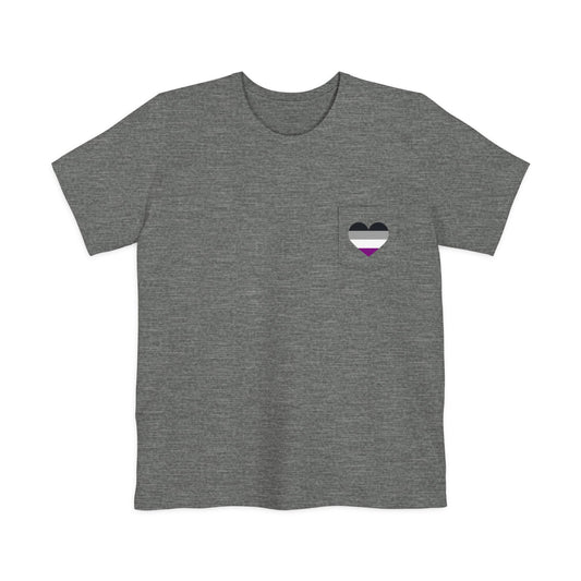 Asexual Heart Pocket Tee