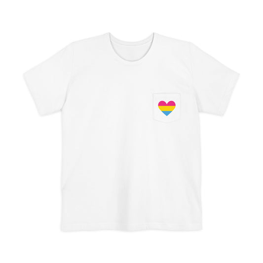 Pansexual Heart Pocket Tee