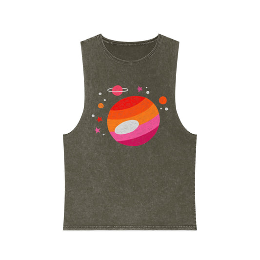 Lesbian Space Stonewash Tank