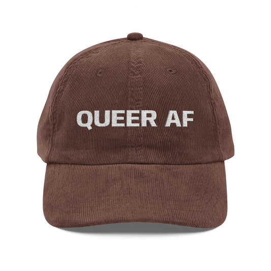 Queer AF Corduroy Cap