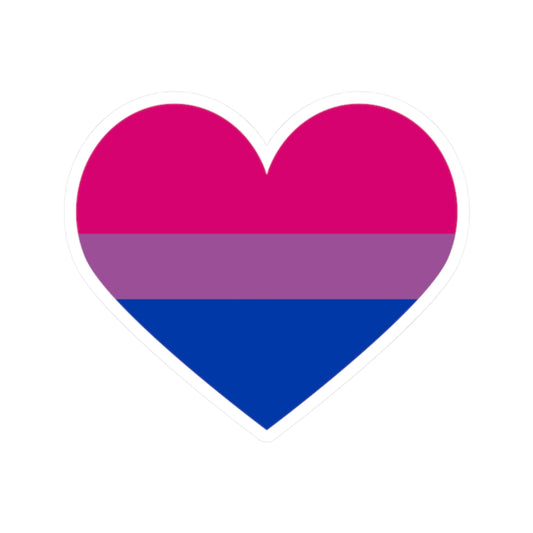 Bi Pride Heart Sticker
