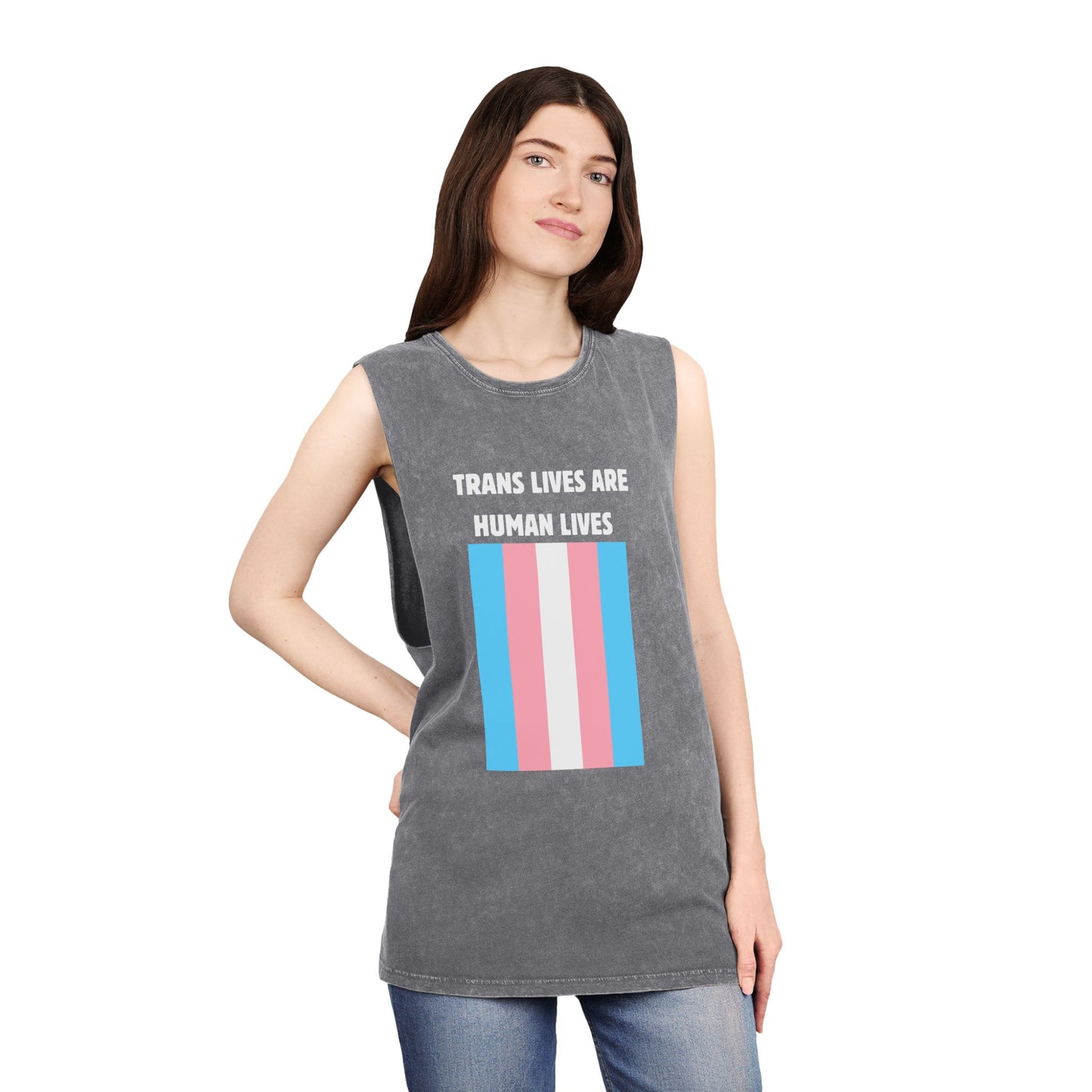Trans Lives Are Human Lives Tank
