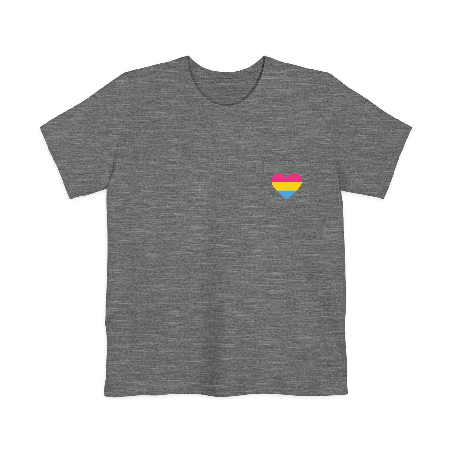 Pansexual Heart Pocket Tee