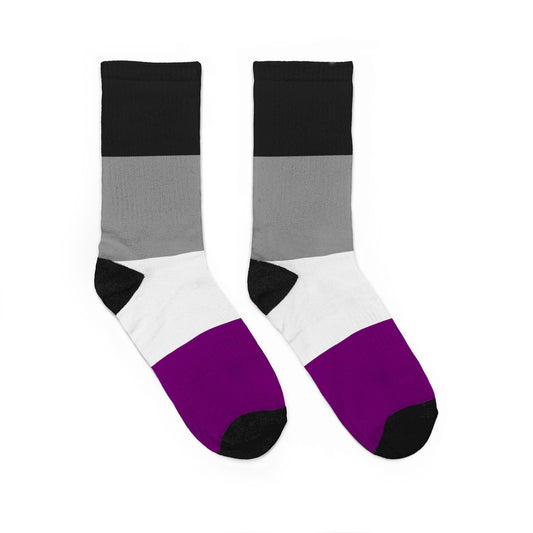 Asexual Pride Crew Socks