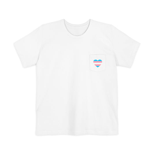 Trans Heart Pocket Tee