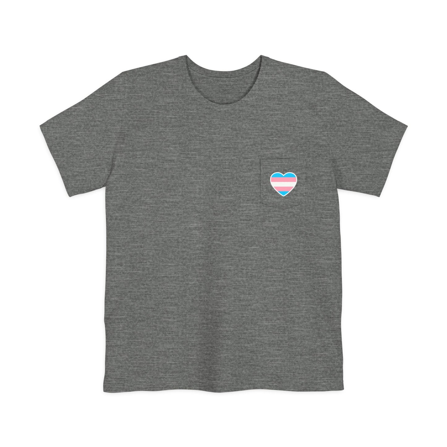 Trans Heart Pocket Tee