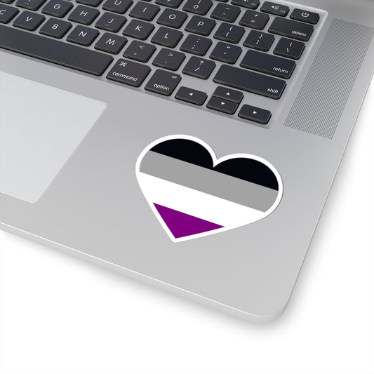 Asexual Heart Sticker