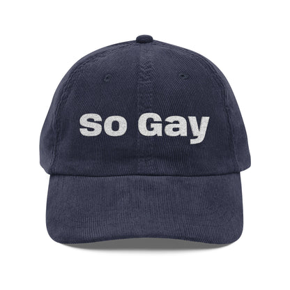 So Gay Corduroy Cap
