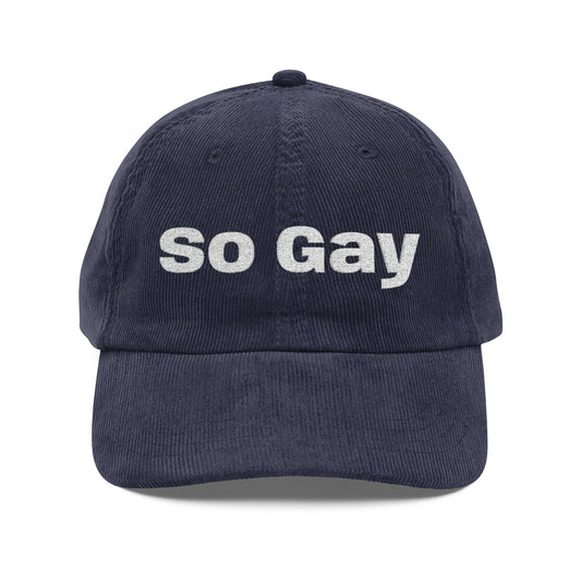 So Gay Corduroy Cap