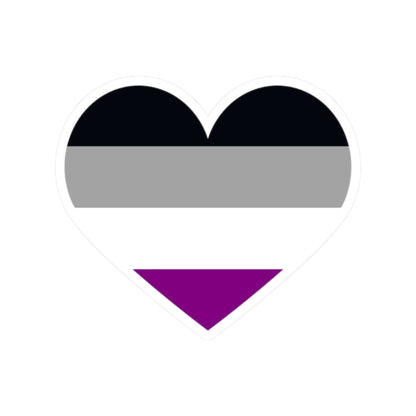 Asexual Heart Sticker
