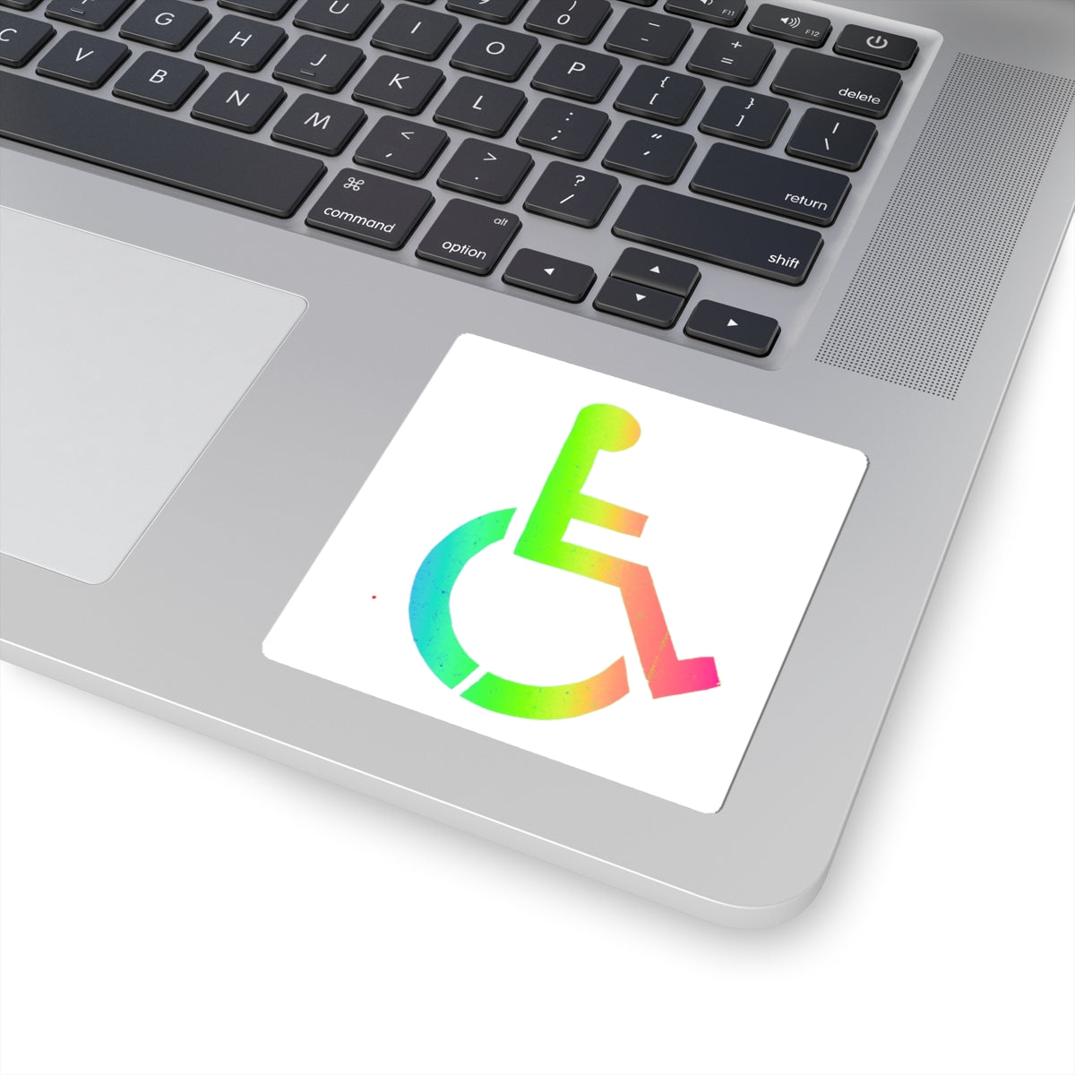 Rainbow Wheelchair Access Sticker