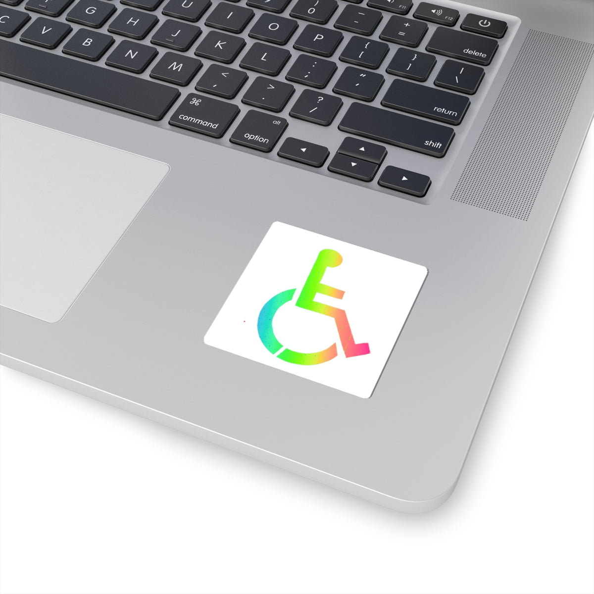 Rainbow Wheelchair Access Sticker