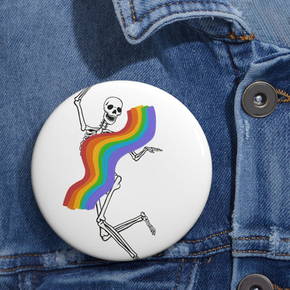 Skeleton Pride Button
