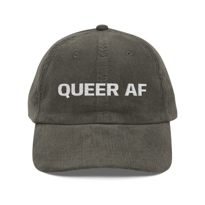 Queer AF Corduroy Cap