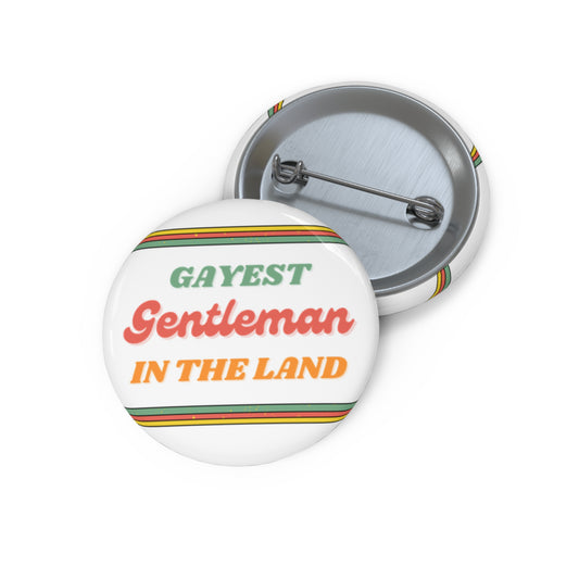 Gayest Gent Button