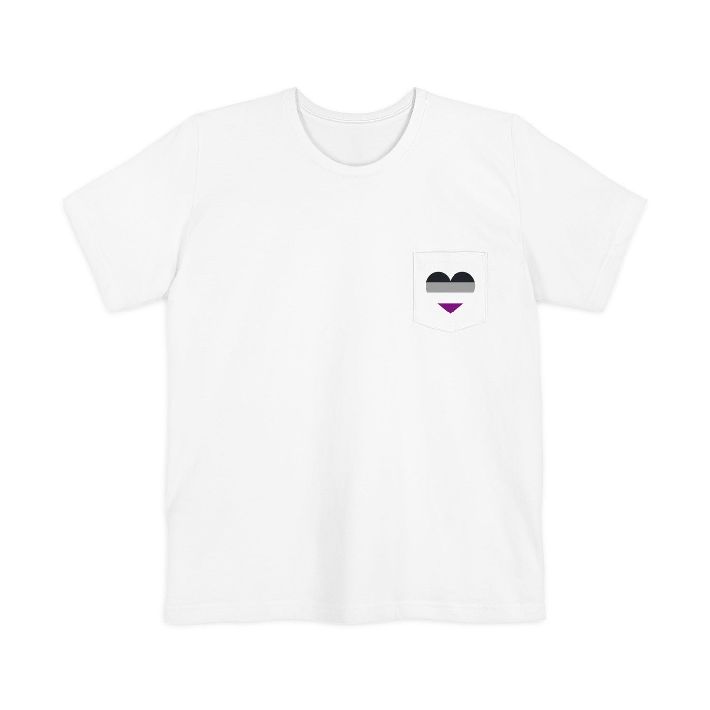 Asexual Heart Pocket Tee