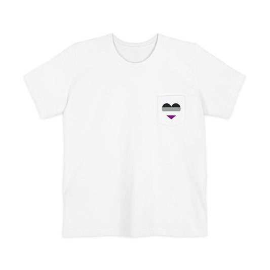 Asexual Heart Pocket Tee