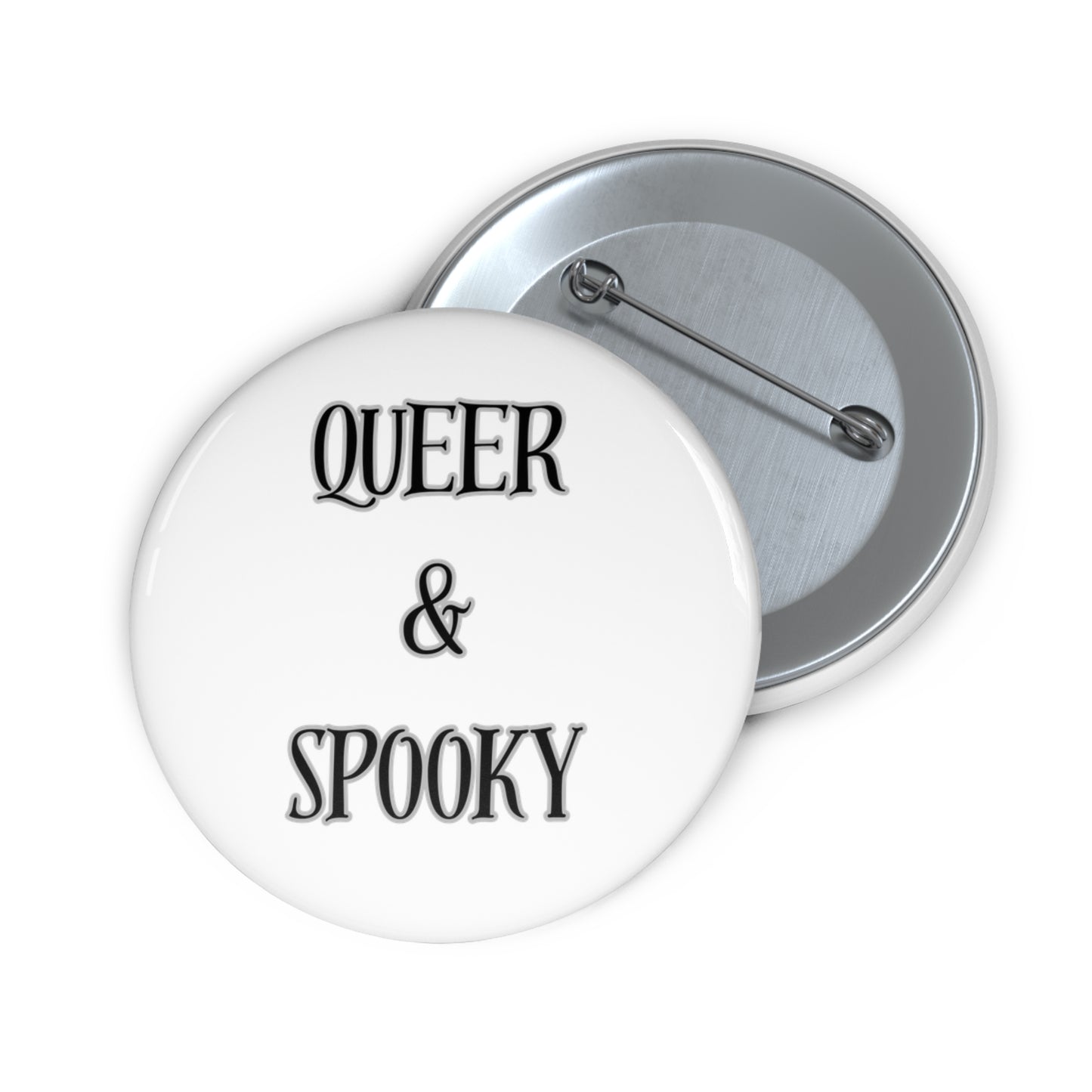 Queer & Spooky Button
