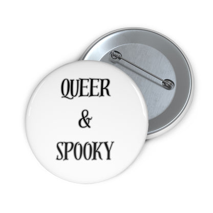 Queer & Spooky Button