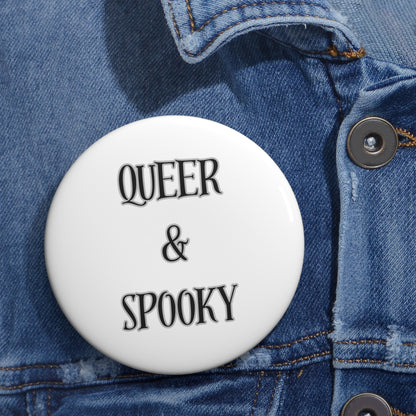 Queer & Spooky Button