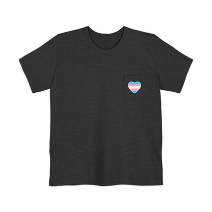 Trans Heart Pocket Tee