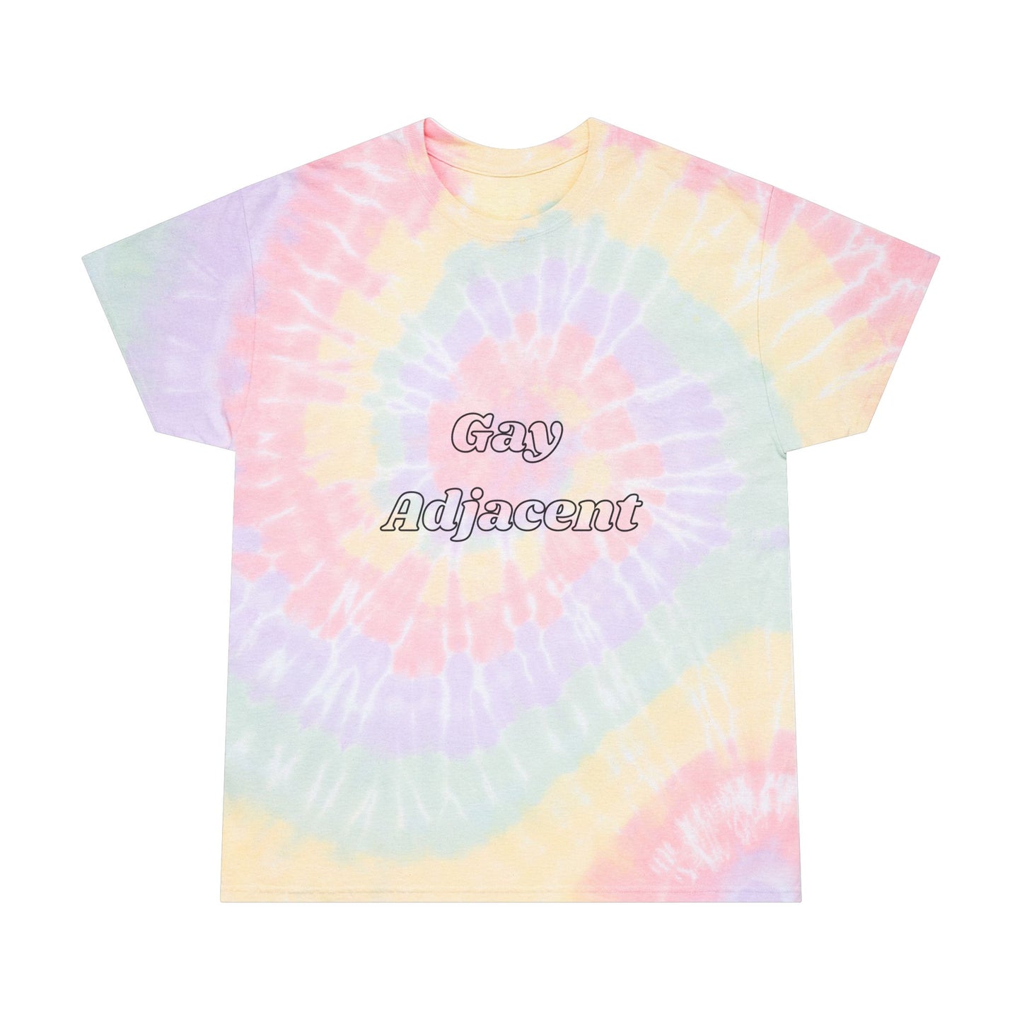 Gay Adjacent Spiral Tie-Dye Tee