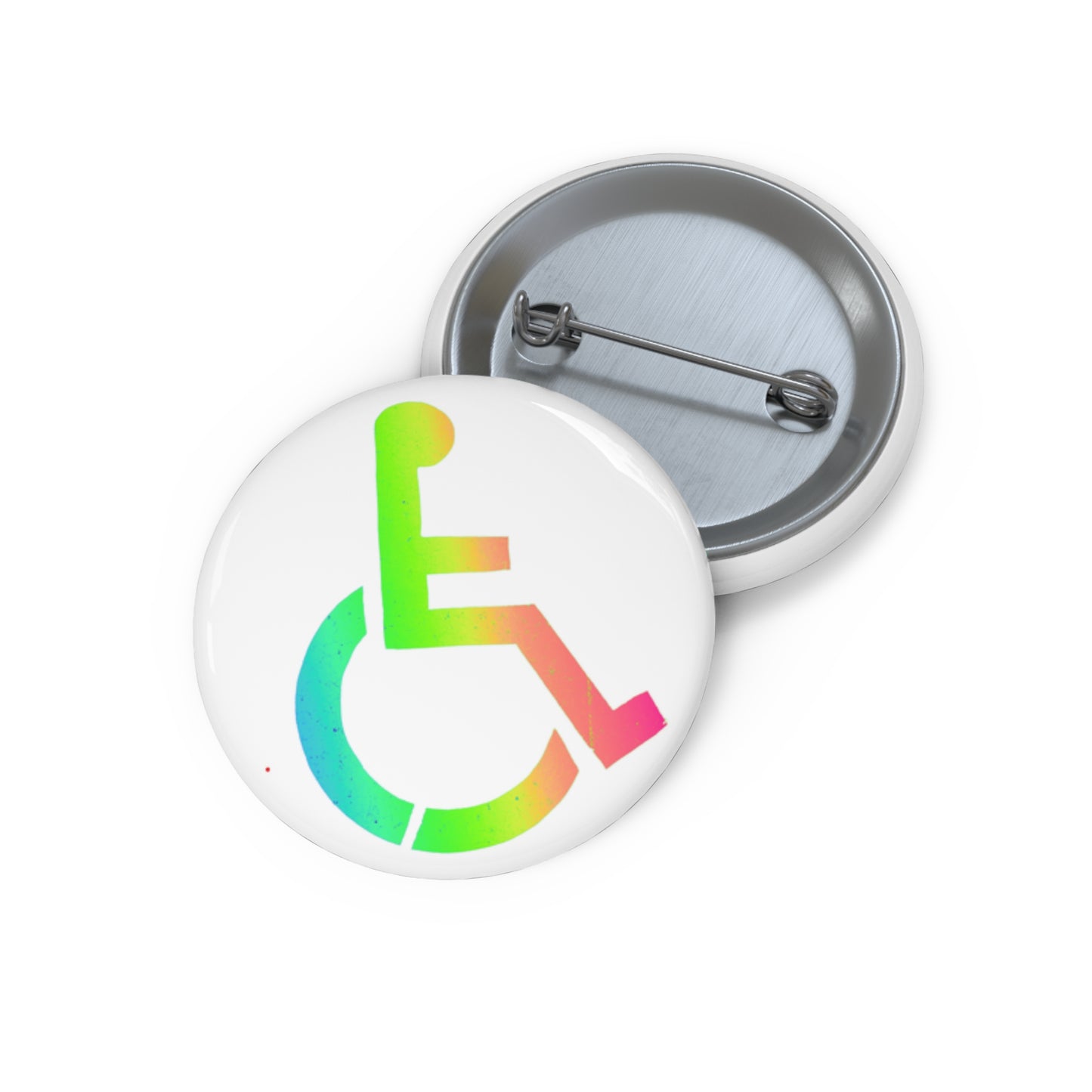 Rainbow Wheelchair Button
