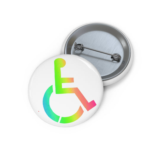 Rainbow Wheelchair Button