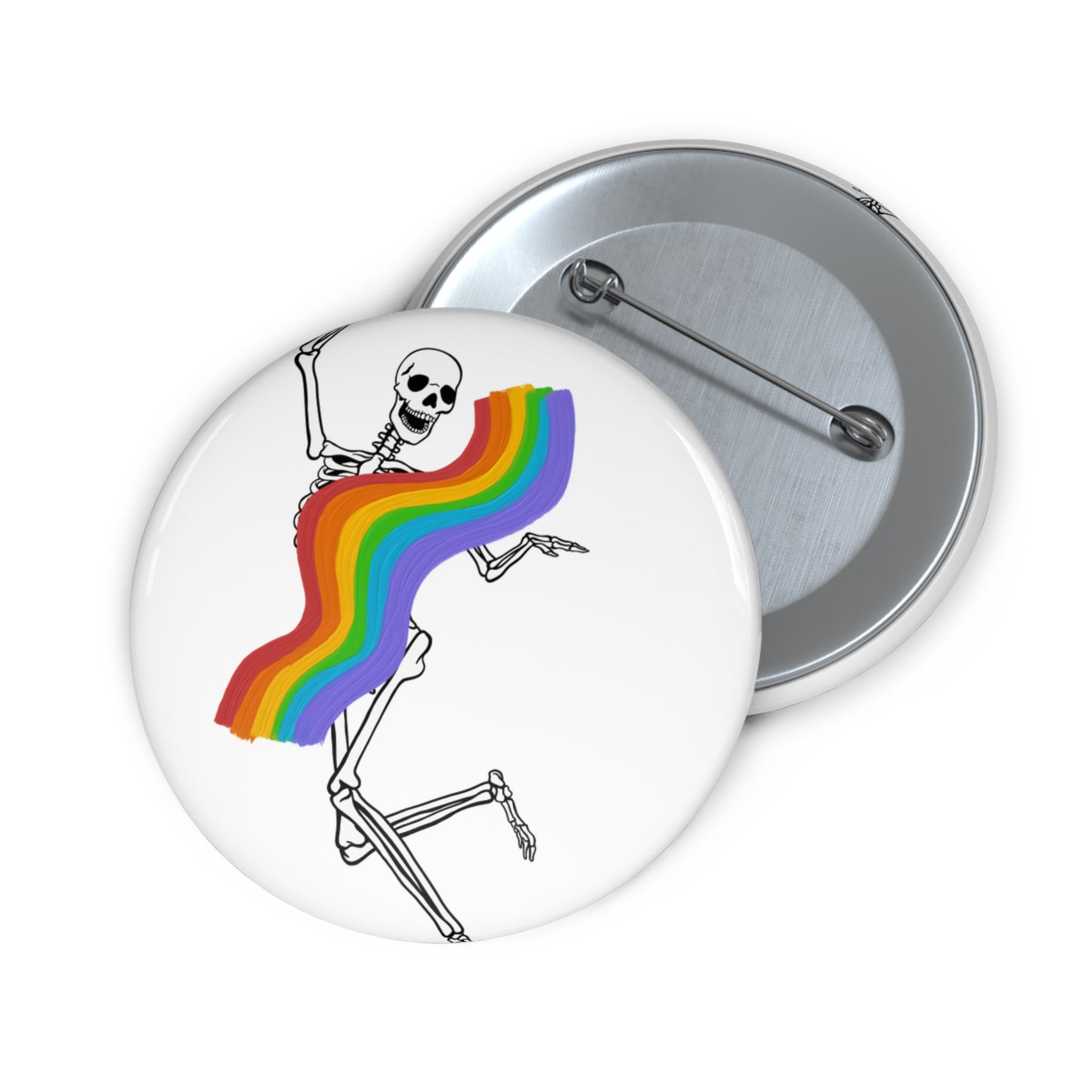 Skeleton Pride Button