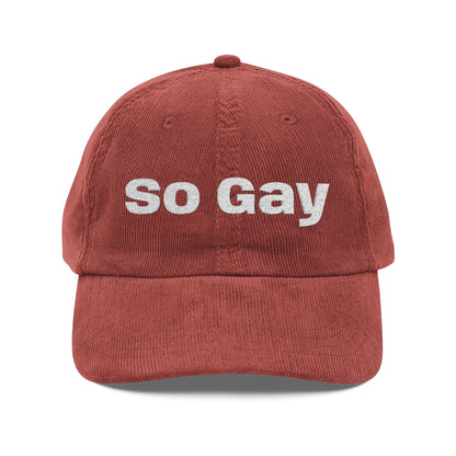 So Gay Corduroy Cap
