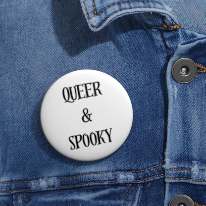 Queer & Spooky Button