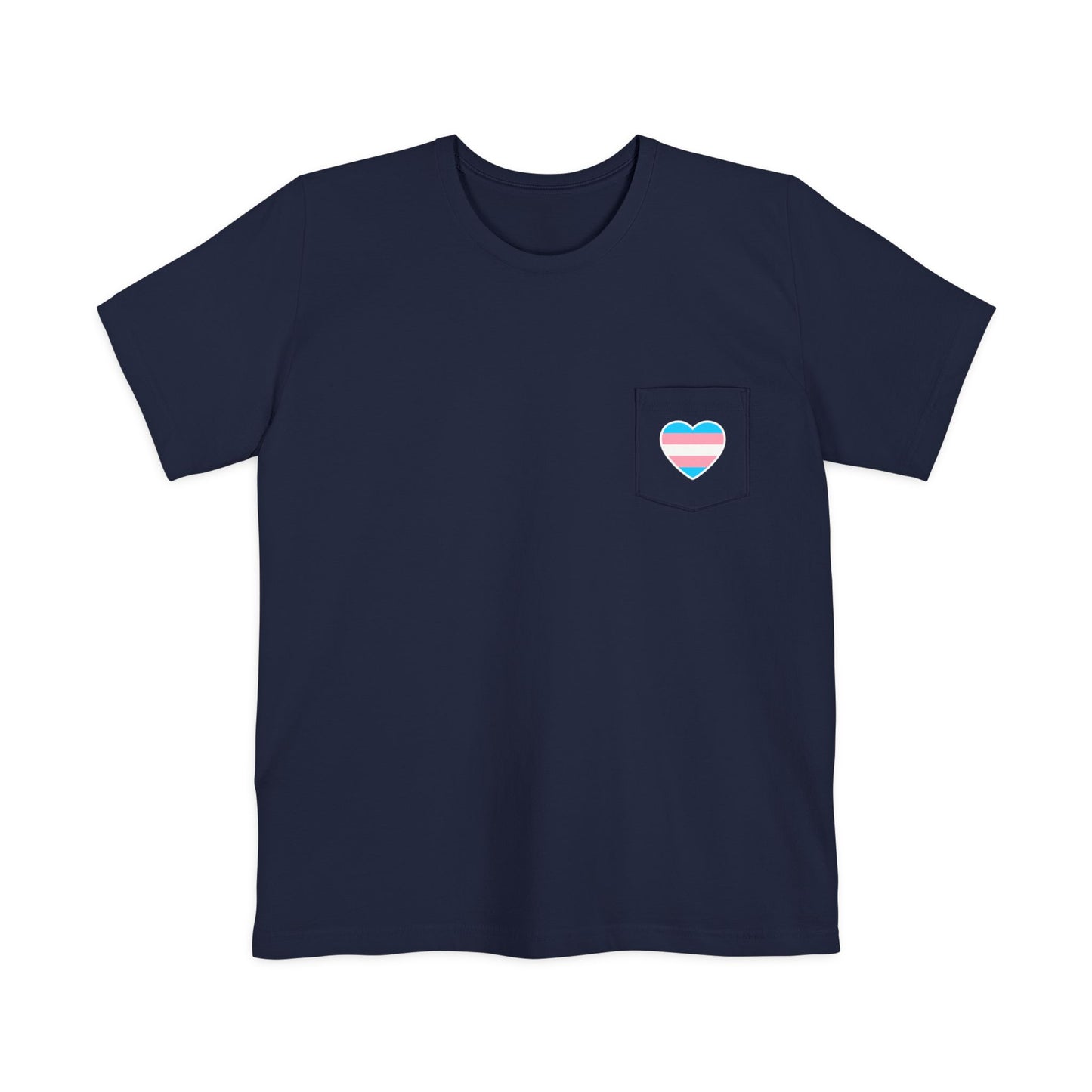 Trans Heart Pocket Tee