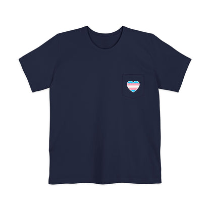Trans Heart Pocket Tee
