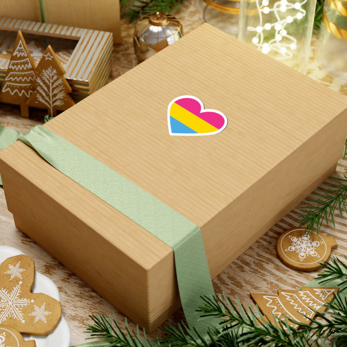 Pansexual Heart Sticker