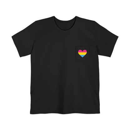 Pansexual Heart Pocket Tee