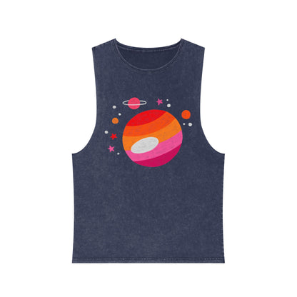 Lesbian Space Stonewash Tank