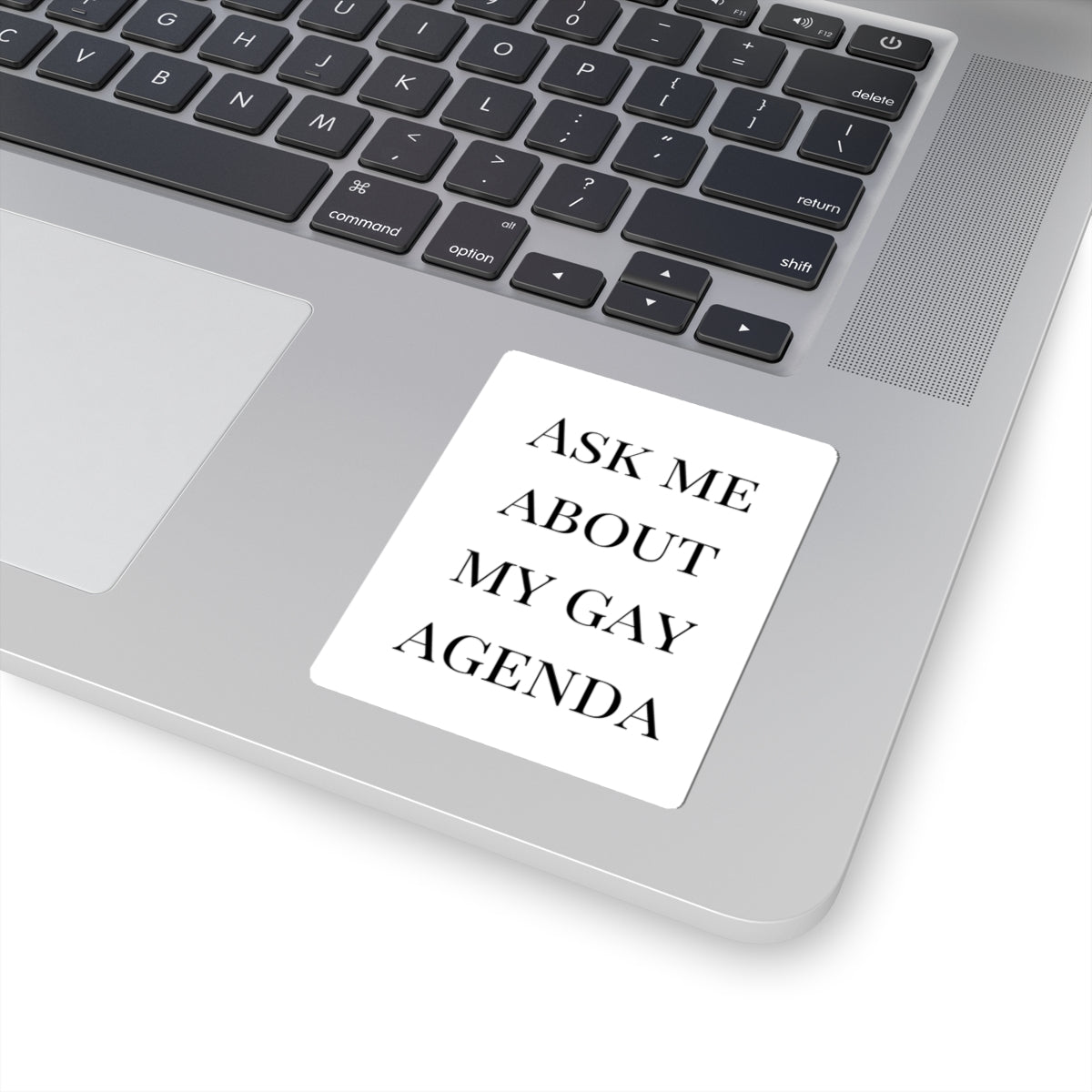 Ask Me About My Gay Agenda Sticker