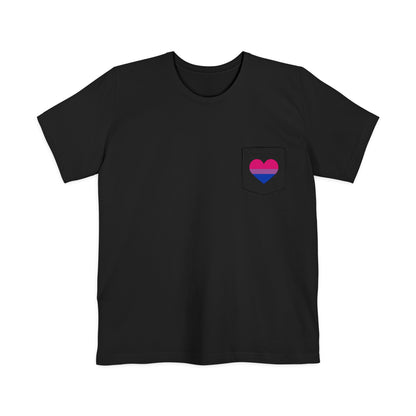 Bi Heart Pocket Tee