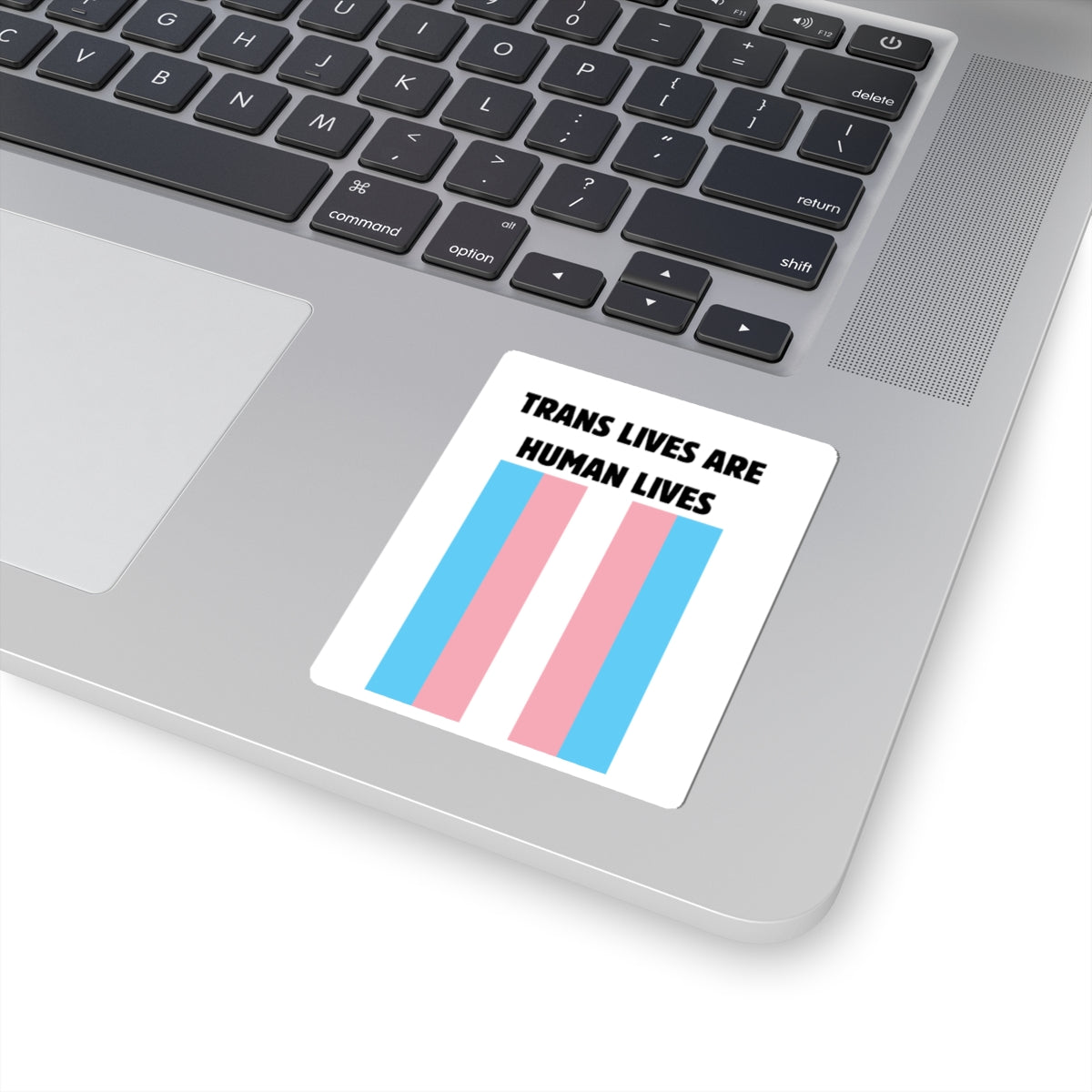 Trans Lives Are Human Lives Sticker