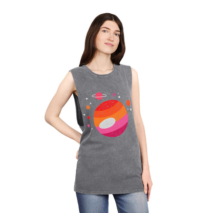 Lesbian Space Stonewash Tank