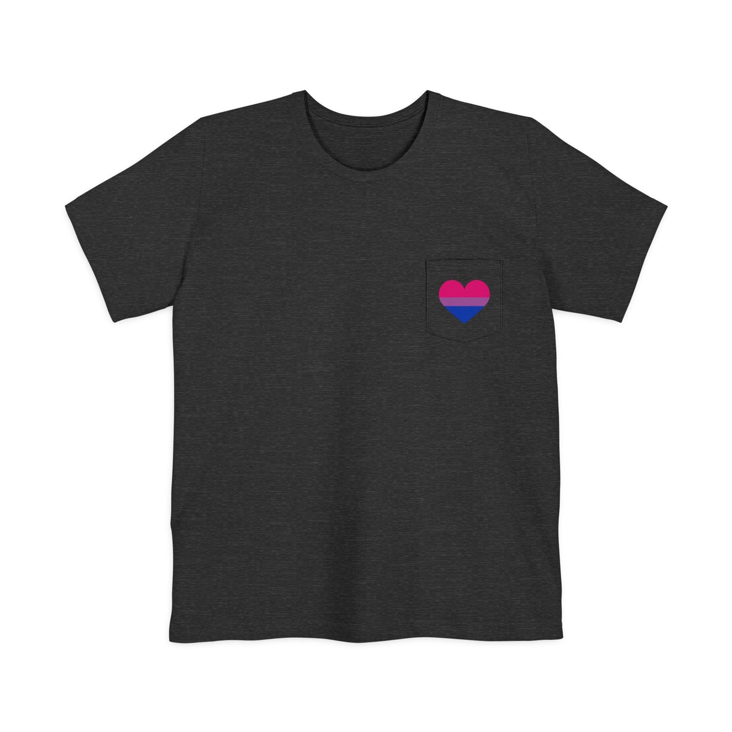 Bi Heart Pocket Tee
