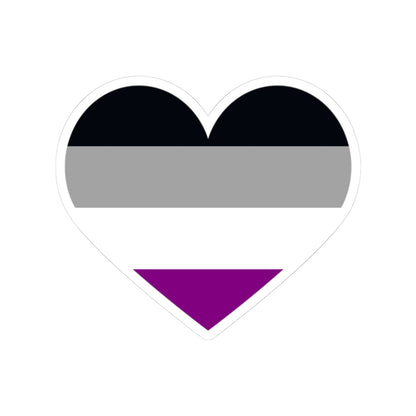 Asexual Heart Sticker
