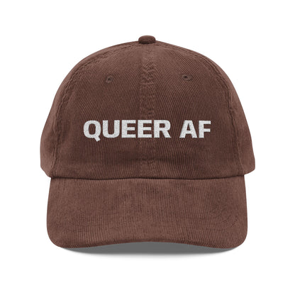 Queer AF Corduroy Cap