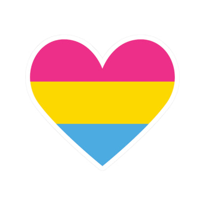 Pansexual Heart Sticker