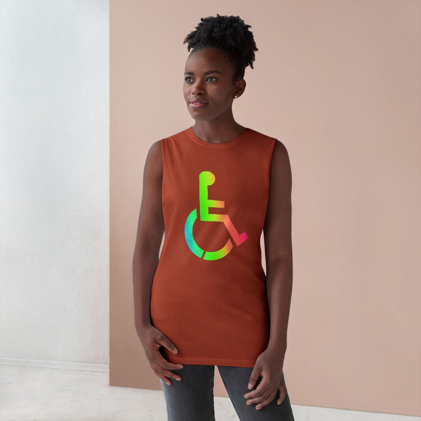 Rainbow Accessibility Tank Top