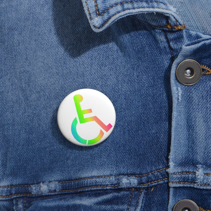 Rainbow Wheelchair Button