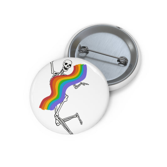 Skeleton Pride Button
