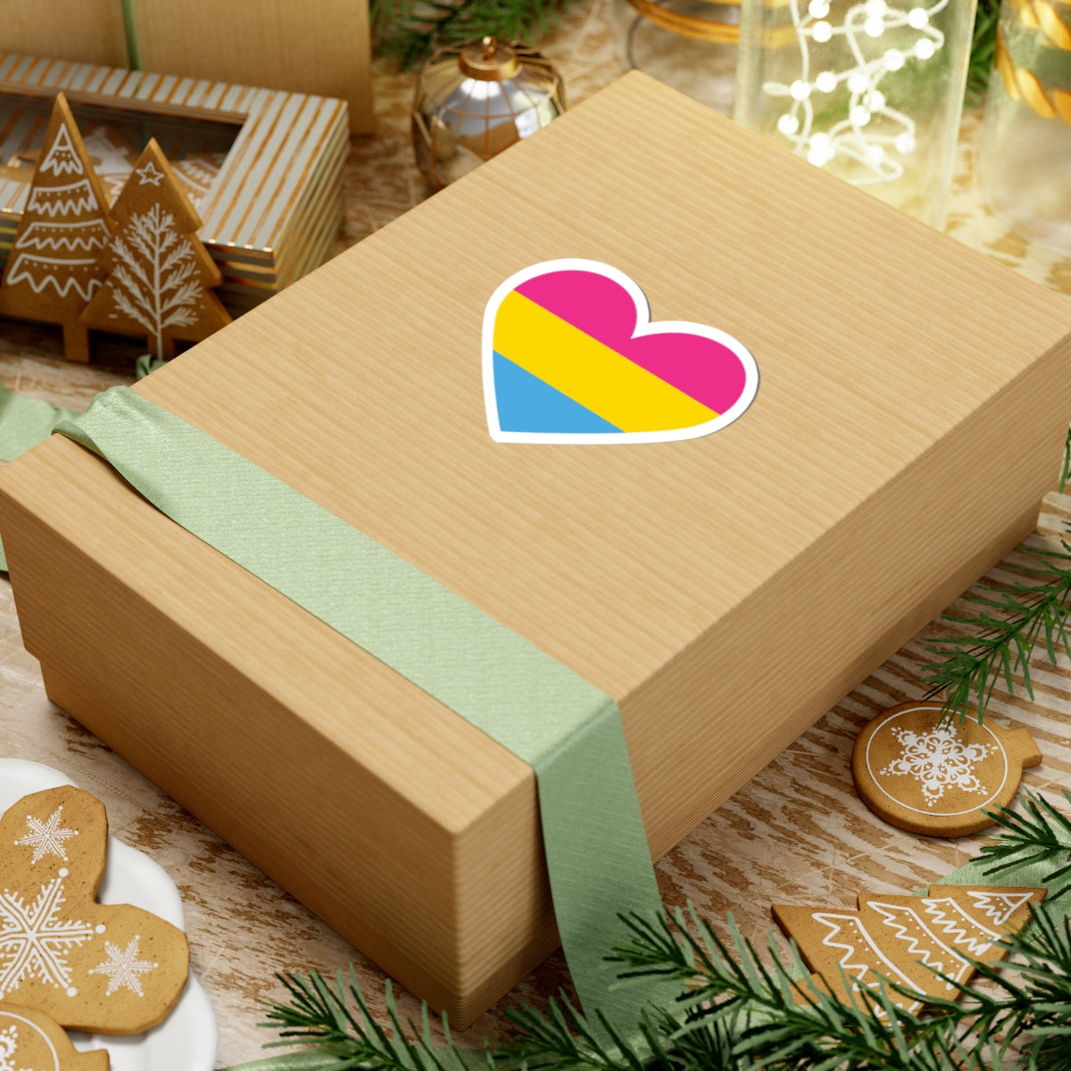 Pansexual Heart Sticker