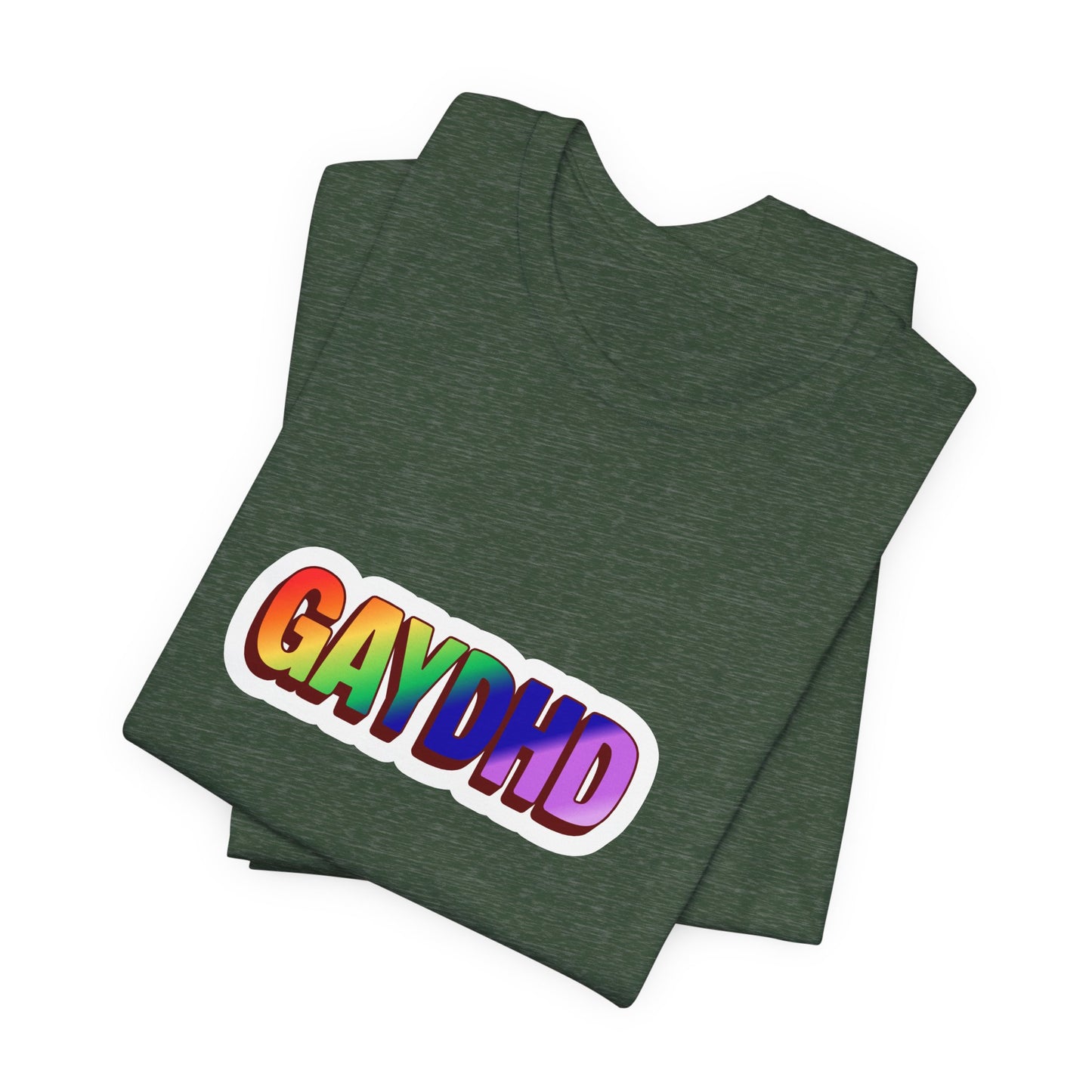 Gaydhd Rainbow Graphic T-Shirt