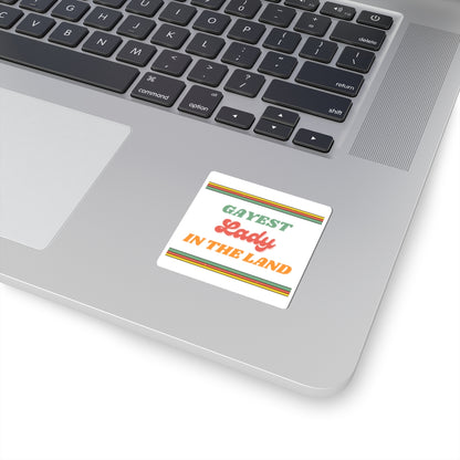 Gayest Lady Sticker